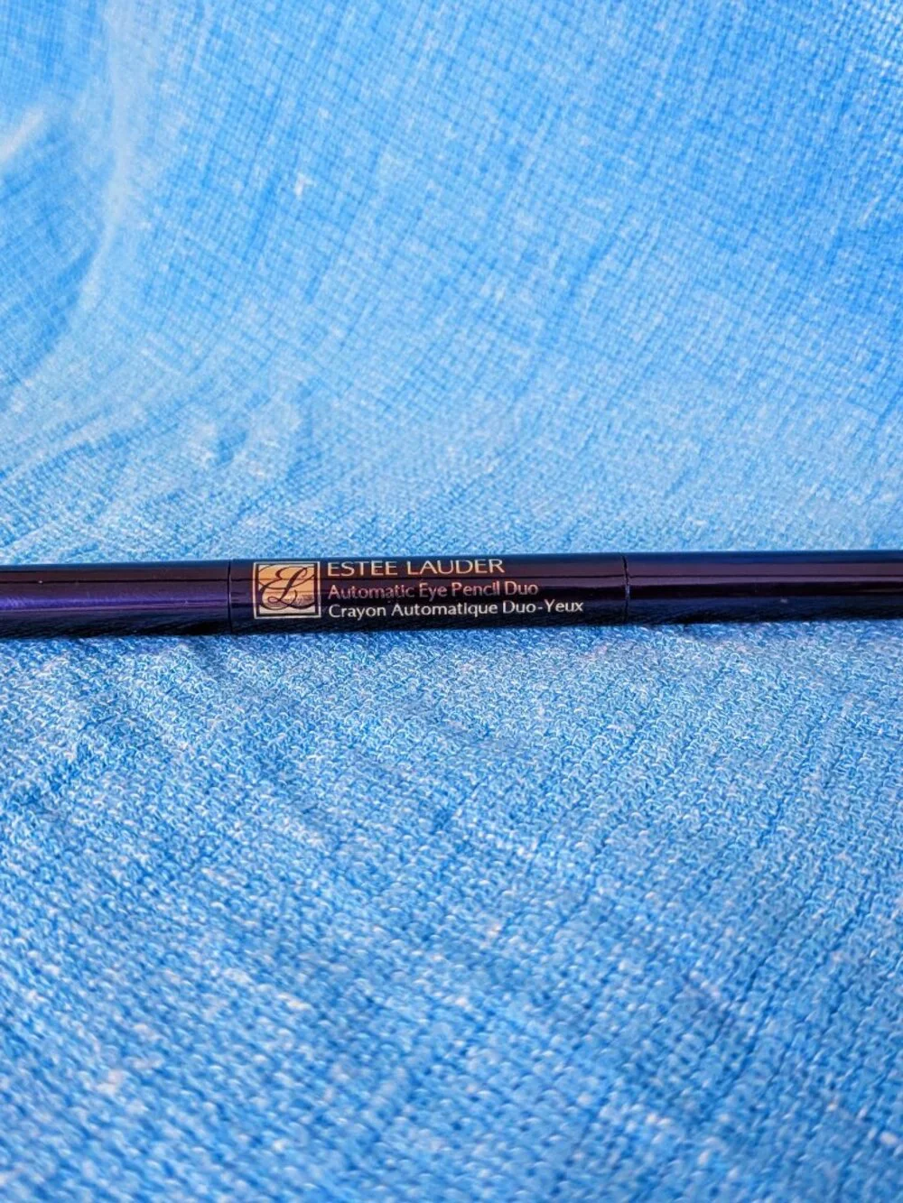 Estee Lauder Automatic Eye Pencil Duo 01 JET BLACK Discontinued Rare